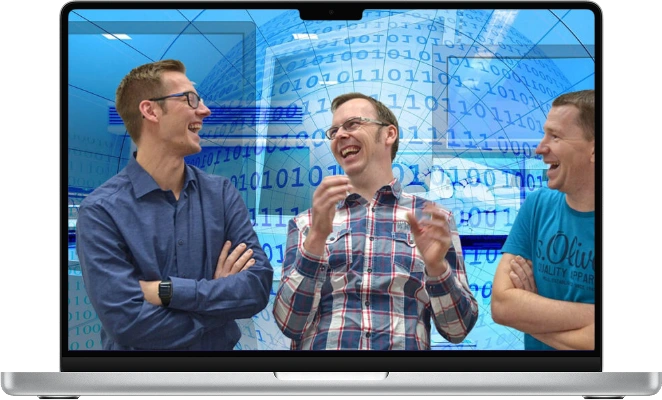 Notebook mit Christian Nick und Roy